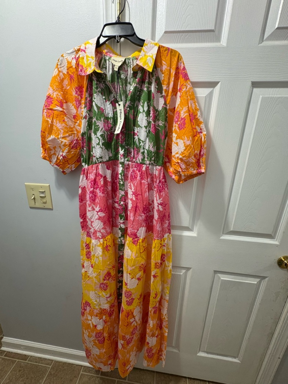 PLAYA LUCILA Floral Printed Maxi Dress Size XL NWT - Picture 2 of 5